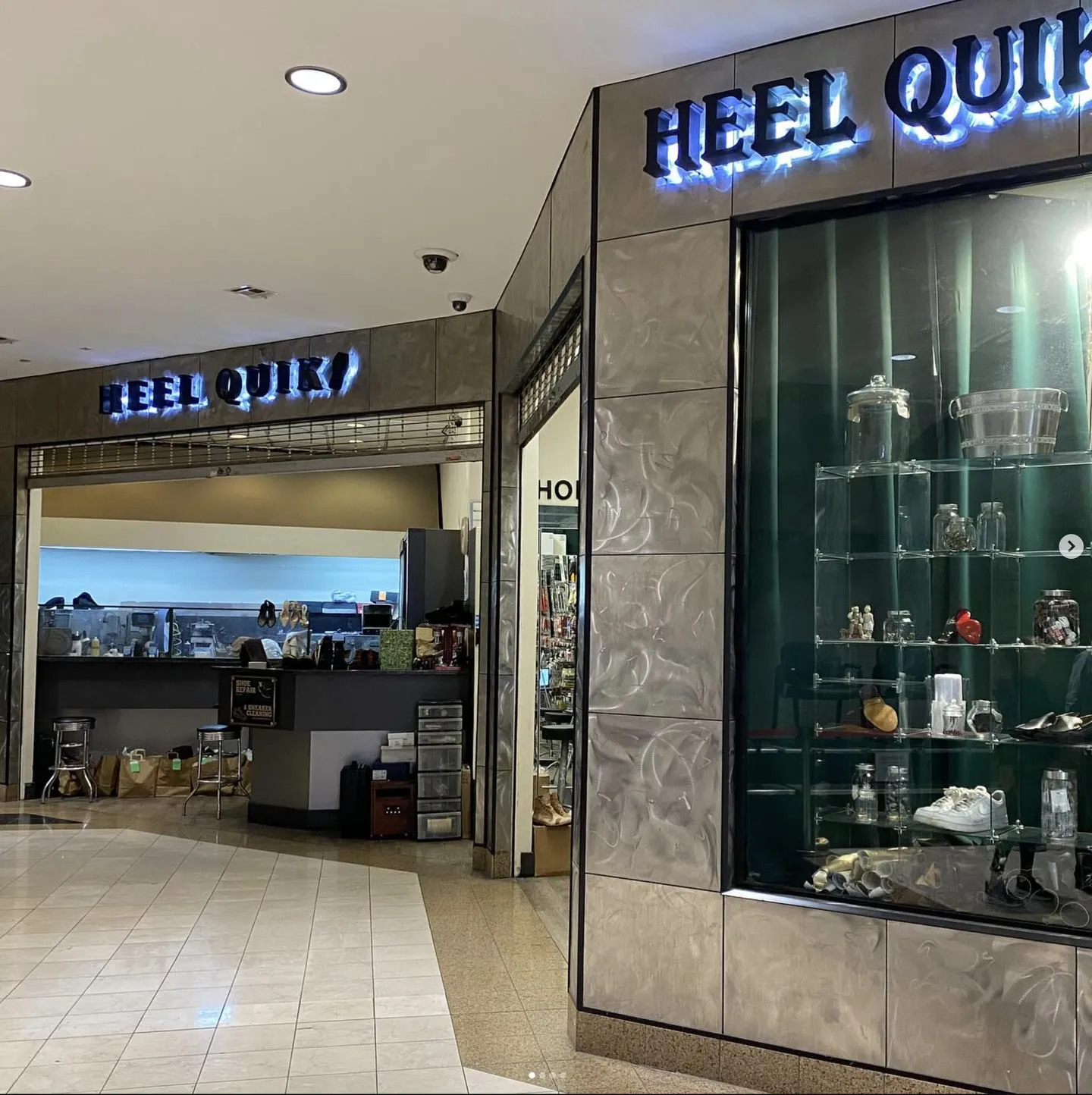 Heel Quik storefront at Lenox Square